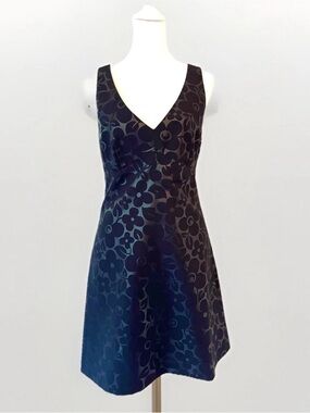 Nanette Lepore Sleeveless 60’s Mod Navy Mini dress - Size 8